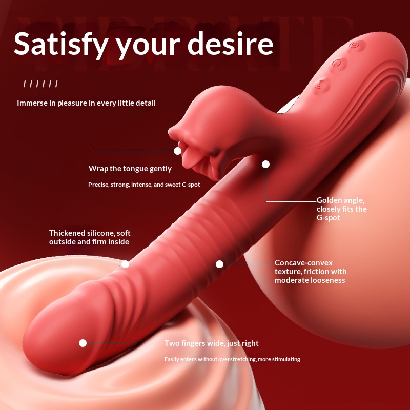 Oral Love Vibrator Rotating And Swinging Female Toy 5