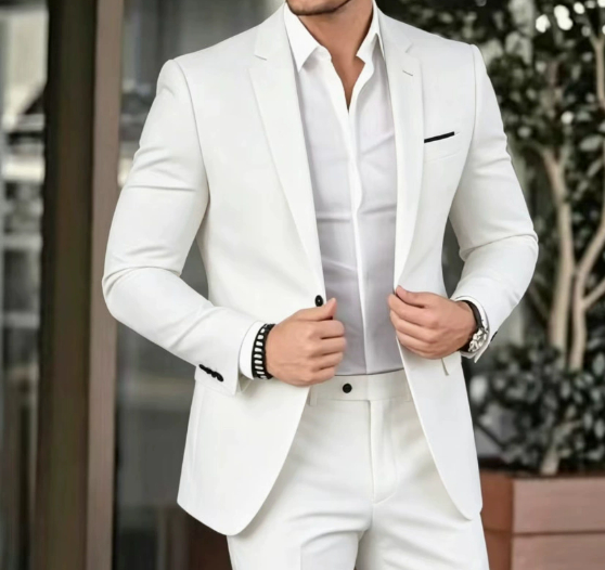 Elegant Banquet Gown Slim-Fit Fashionable Suit And Trousers For Men — foto 6
