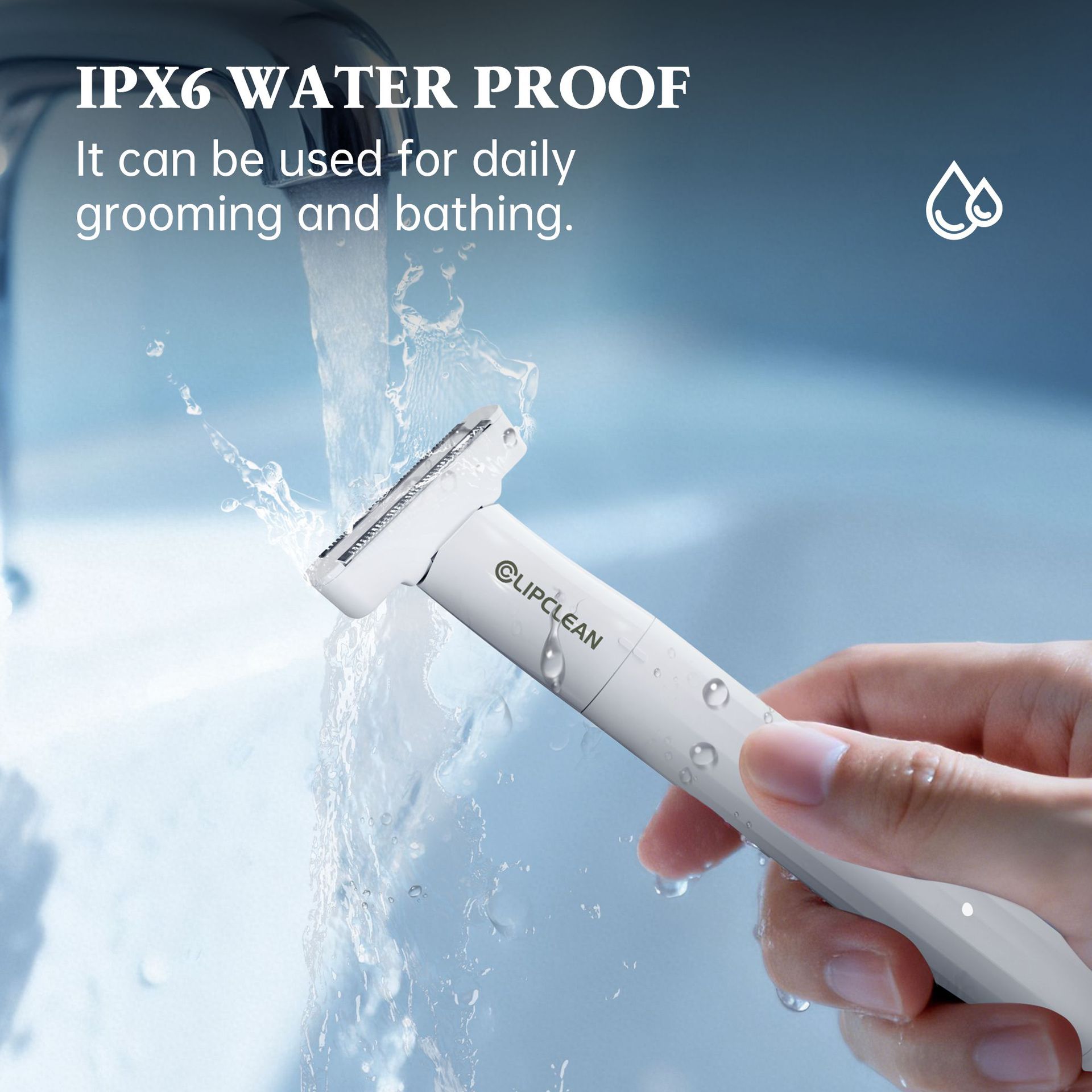 Men's Water-Resistant Multi-Function Hair Removal Device