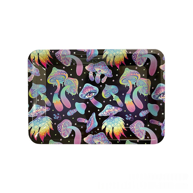 Tinplate Convenient Metal-pattern Cigarette Tray