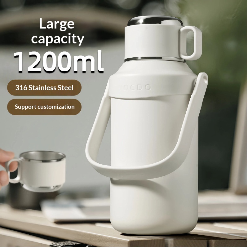 Portable Outdoor Stainless Steel Water Bottle