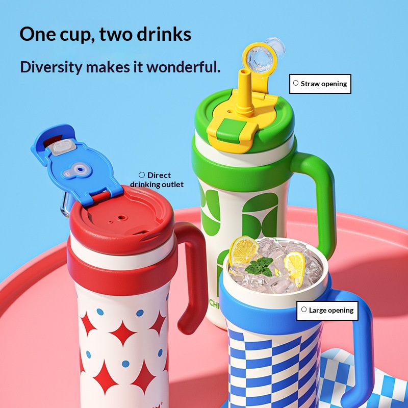 Water Bottle With A Handle High Style Designadorable Iced Coffee Tumbler For Girls — foto 2