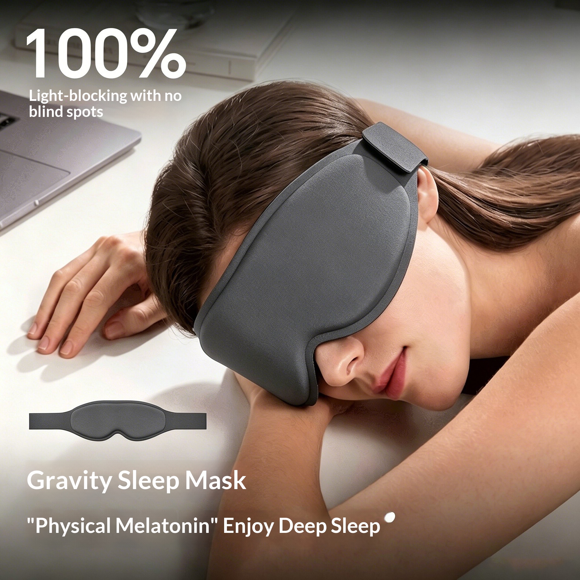 Fully Blackout Sleep Eye Mask For Men And Women