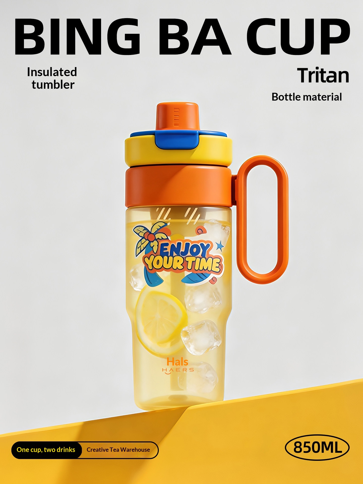 No-Bullshit Water Bottle Summer Large Capacity Straw Cup For Girls — foto 5