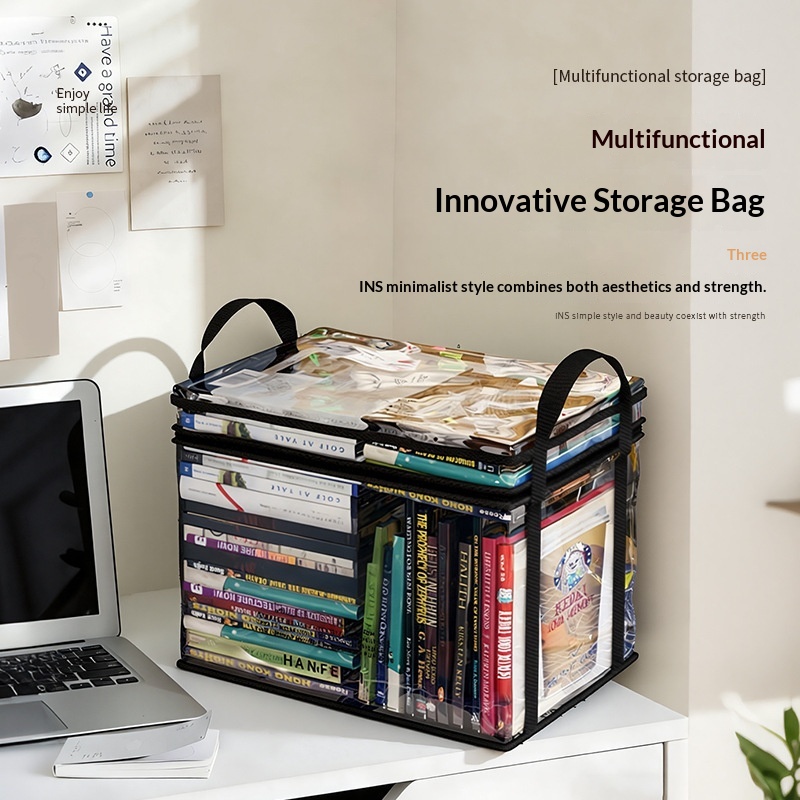 Dustproof Transparent Storage Organizer For Old Books