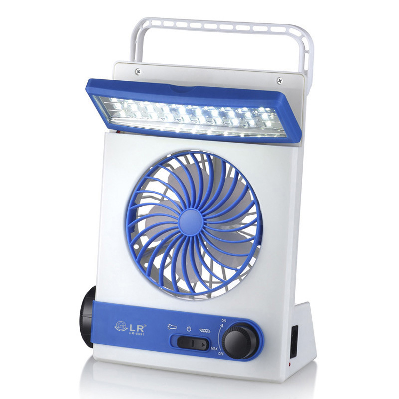 Lampe de Camping Solaire & Ventilateur