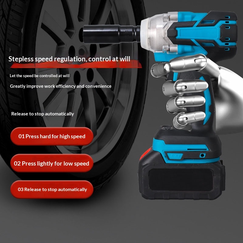 Brushless Power Tool Multifunctional Set Lithium Battery Impact Drilling Angle 3