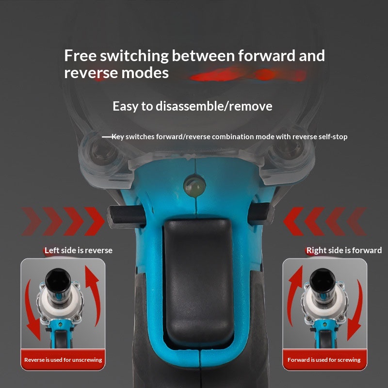 Brushless Power Tool Multifunctional Set Lithium Battery Impact Drilling Angle 7