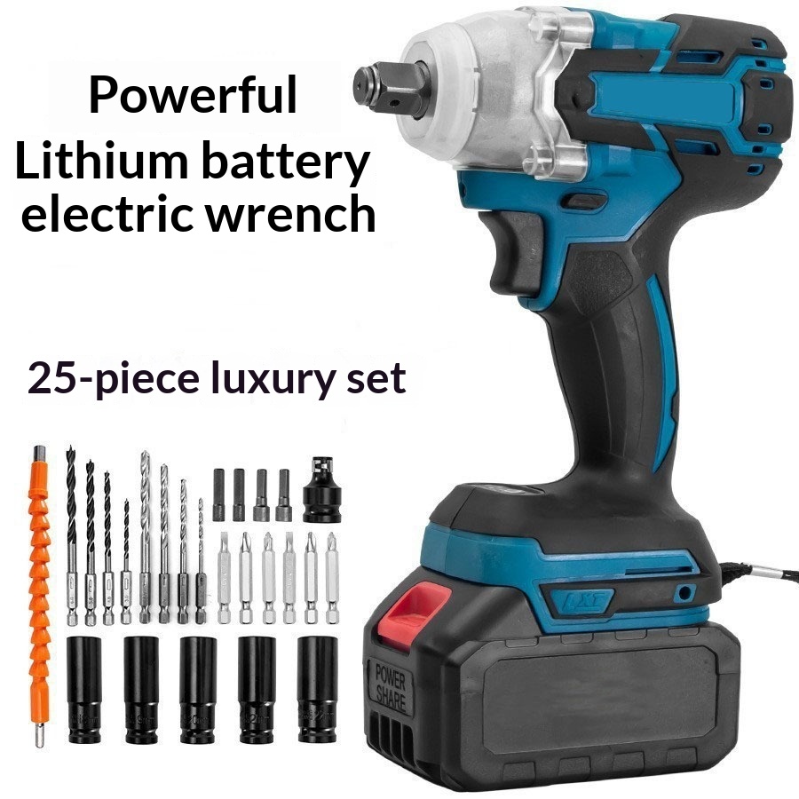 Brushless Power Tool Multifunctional Set Lithium Battery Impact Drilling Angle 6
