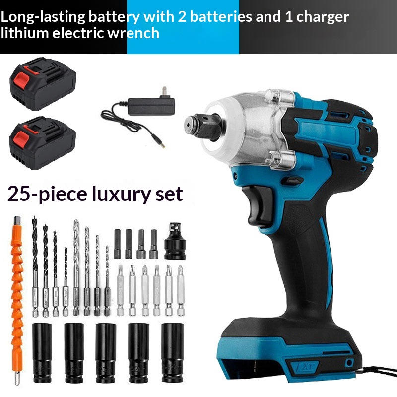 Brushless Power Tool Multifunctional Set Lithium Battery Impact Drilling Angle 4