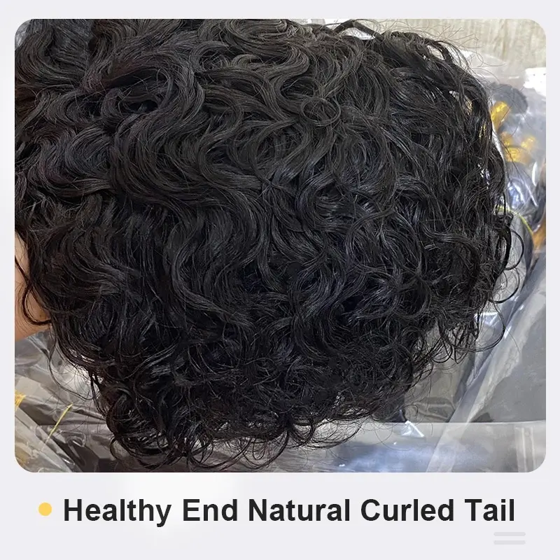 Crochet Wig Human Hair Crochet Hair Human-hair Wig
