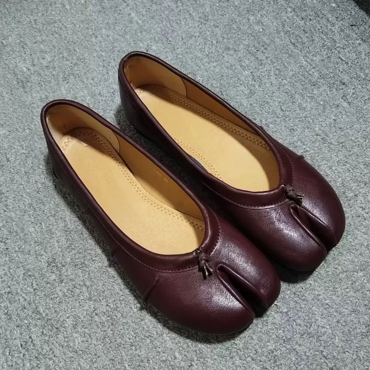 Sheepskin Split-Toe Flats, picture 9 of 9
