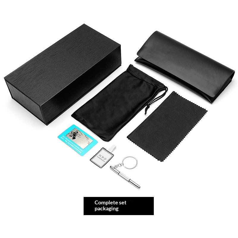 Wholesale Leather Eyeglass Case Sunglasses Case Eyeglass Pouch Set