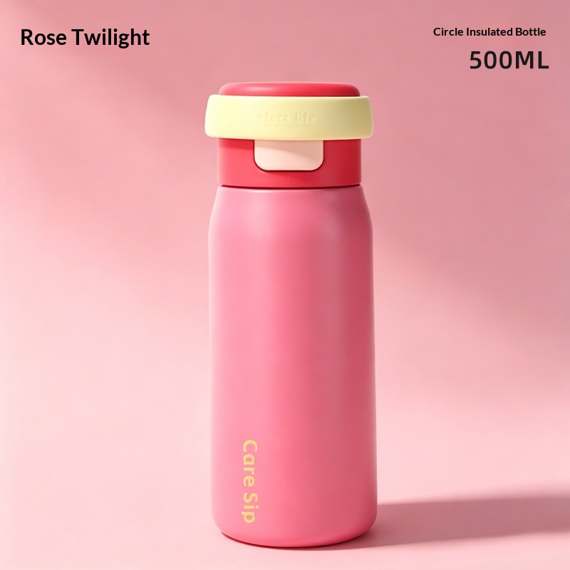 Pocket Cup 316 Stainless Steel Insulated Bottle Fresh And Stylish Mini Thermos Mug