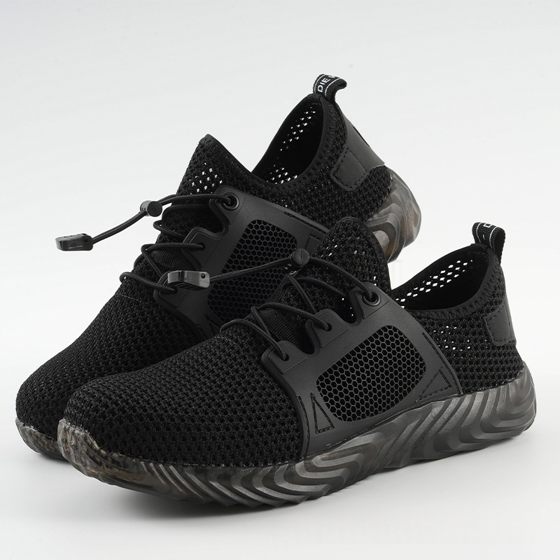 Flyknit Labor Protection Shoes Are Breathable And Lightweight Work Shoes