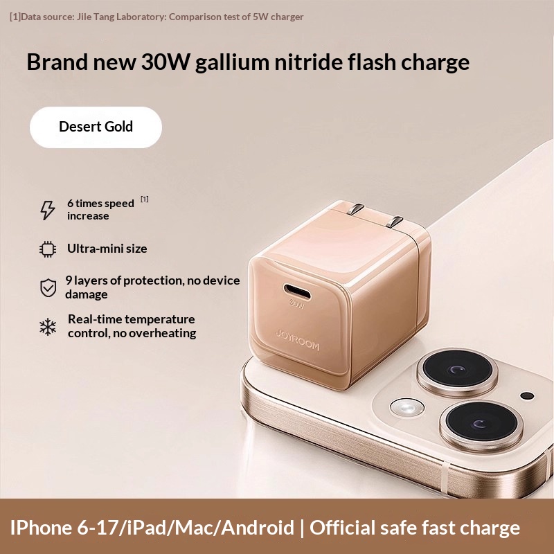 Mini 30W GaN Charger PD Fast-Charging Plug 8