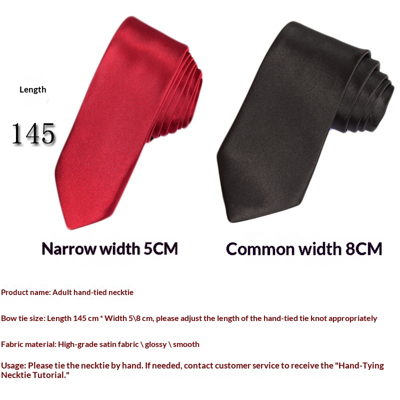 Men's Formal Slid-color Tie 21 05781a62 e669 467f bc12 08da517ffa52 trans