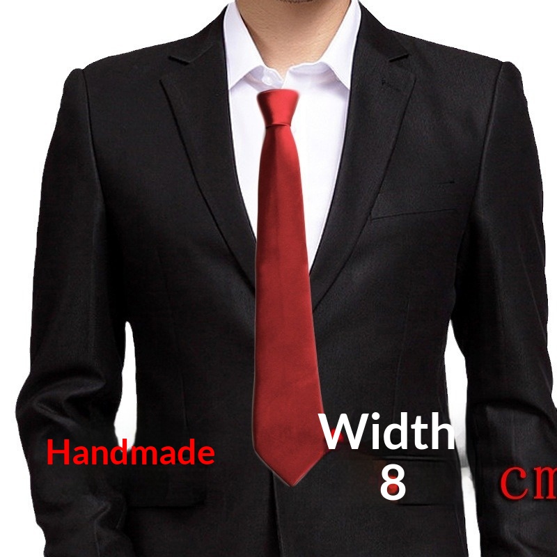 Men's Formal Slid-color Tie 23 10a1a29d 77e5 443f 98be 8ea5b8062371