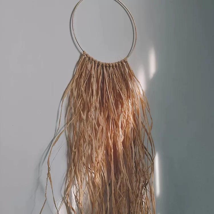 Handwoven Straw Wall Hanging, picture 5 of 5
