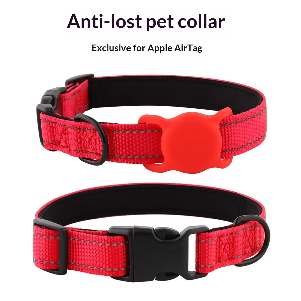 Pet Collar With An AirTag Protective Case
