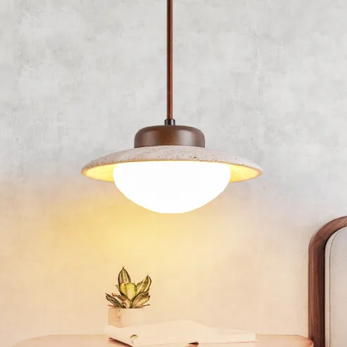 Creamy-style Creative Wabi-sabi Minimalist Pendant Light