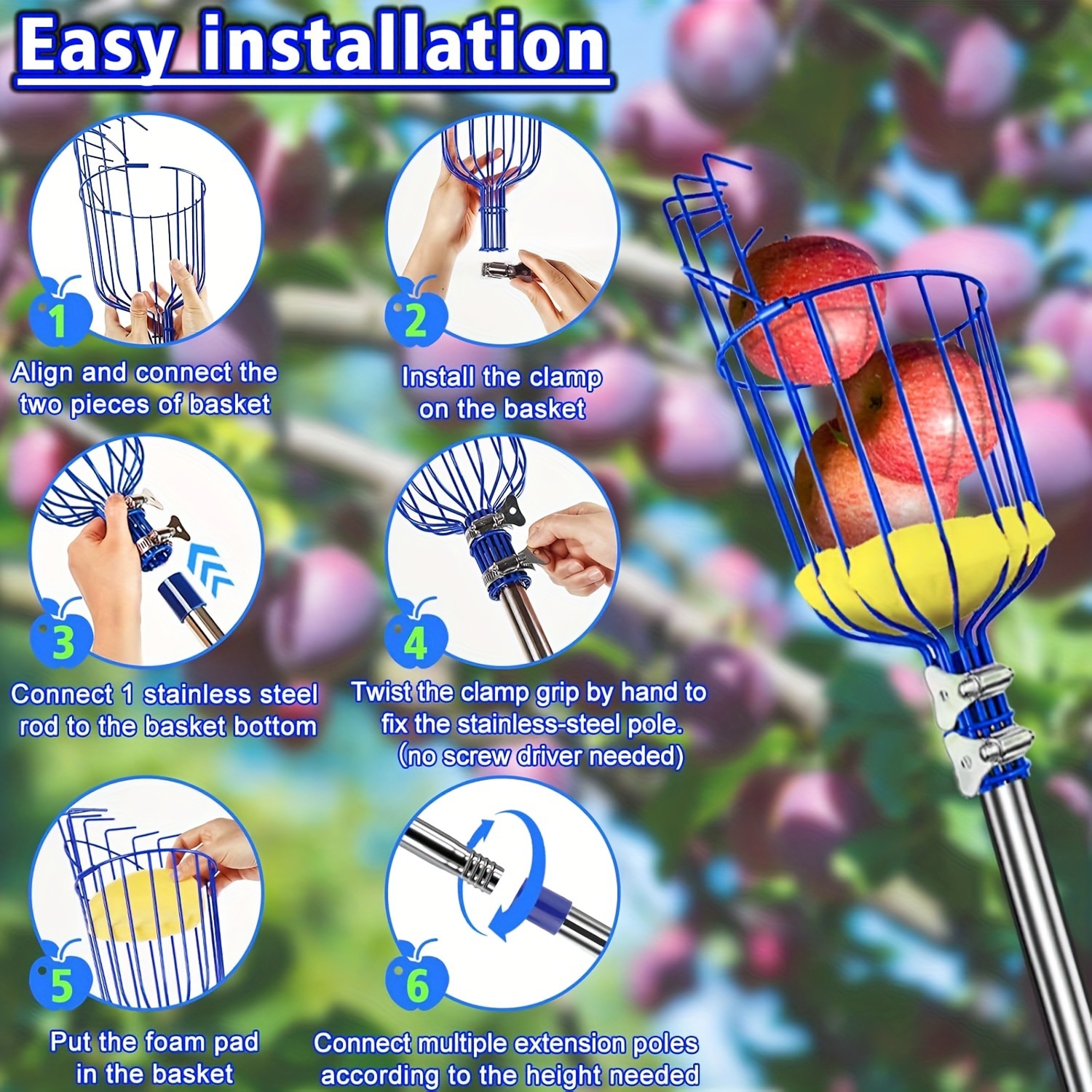 Picking Tool High-altitude Fruit Picker 1