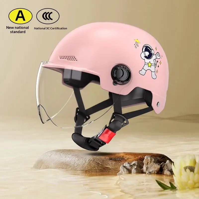 Womens Summer Sun-Protection Half Helmet