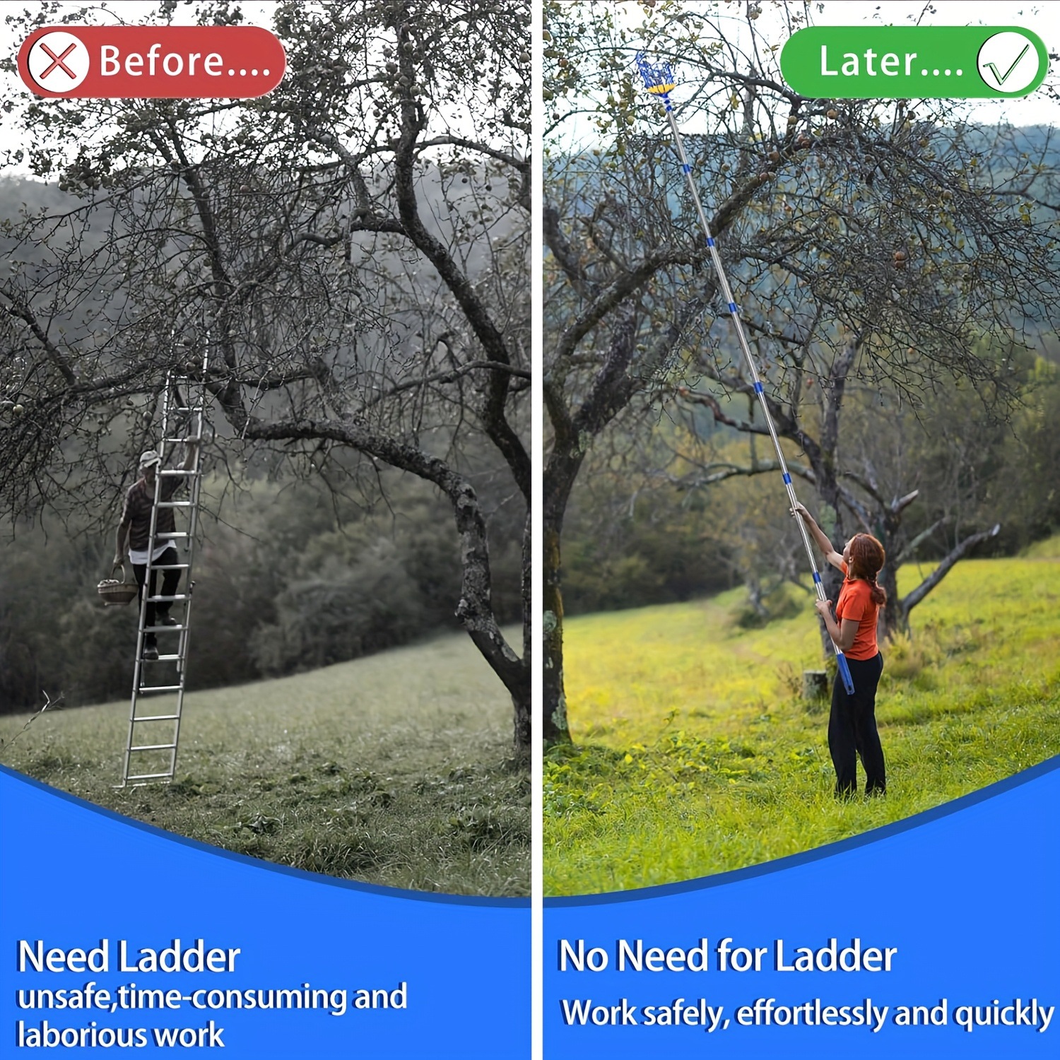 Picking Tool High-altitude Fruit Picker 4