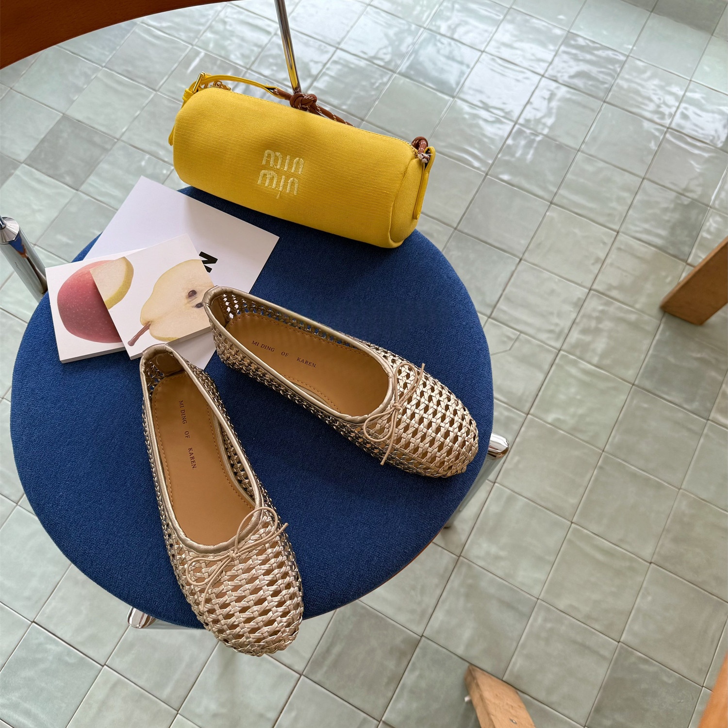 Breathable Woven Hollow-out Flat Shoes For Women