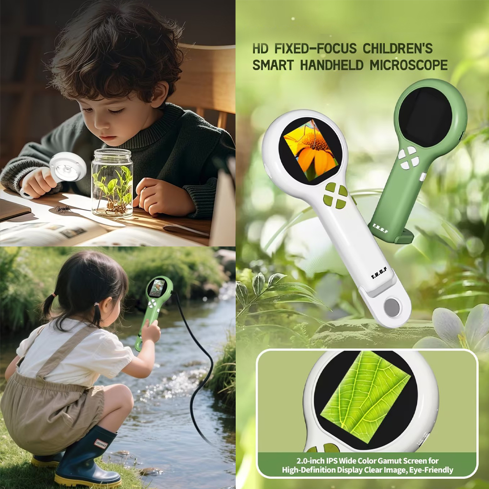 High-definition Electronic Magnifying Glass Science Experiment Toy 6