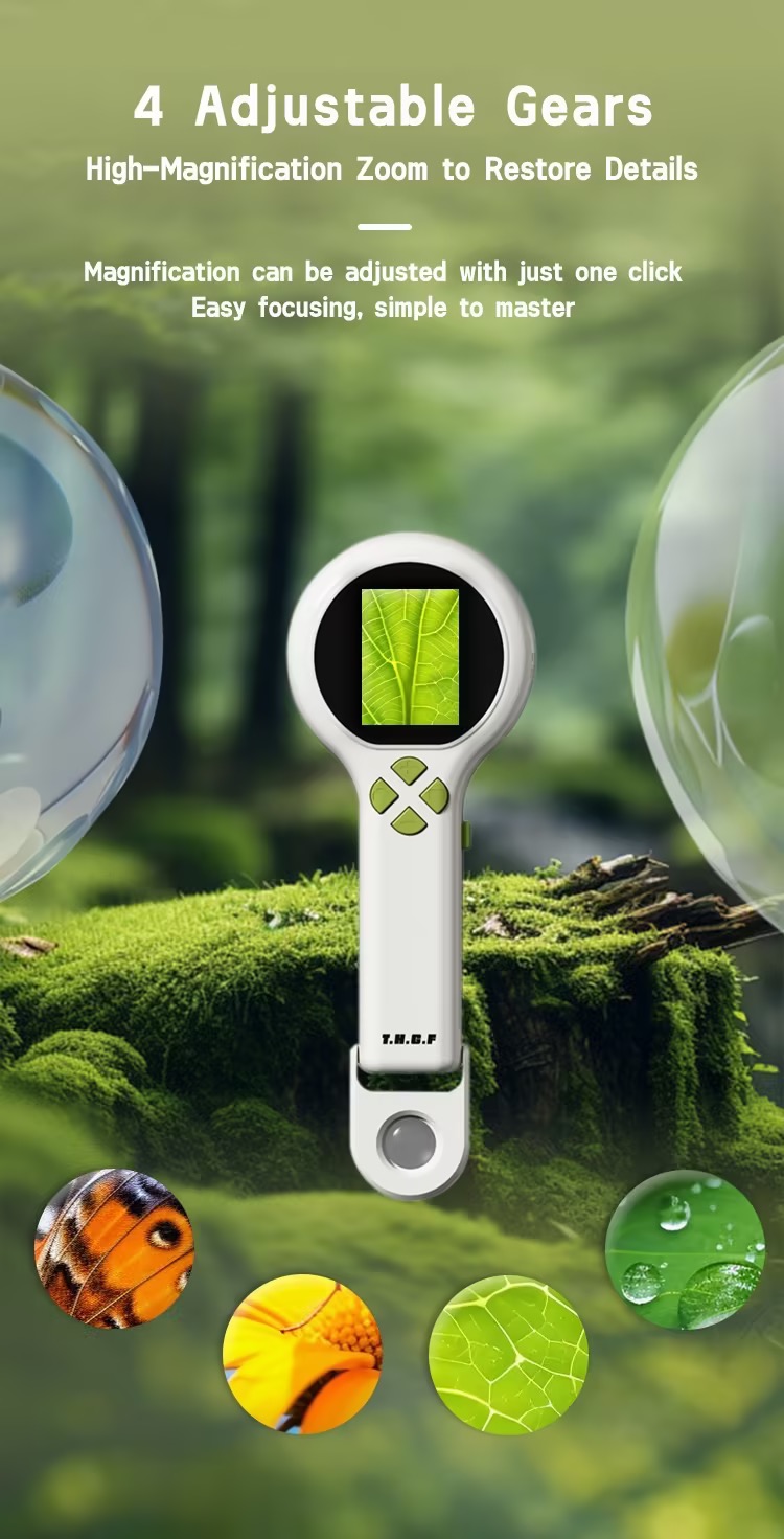 High-definition Electronic Magnifying Glass Science Experiment Toy 8