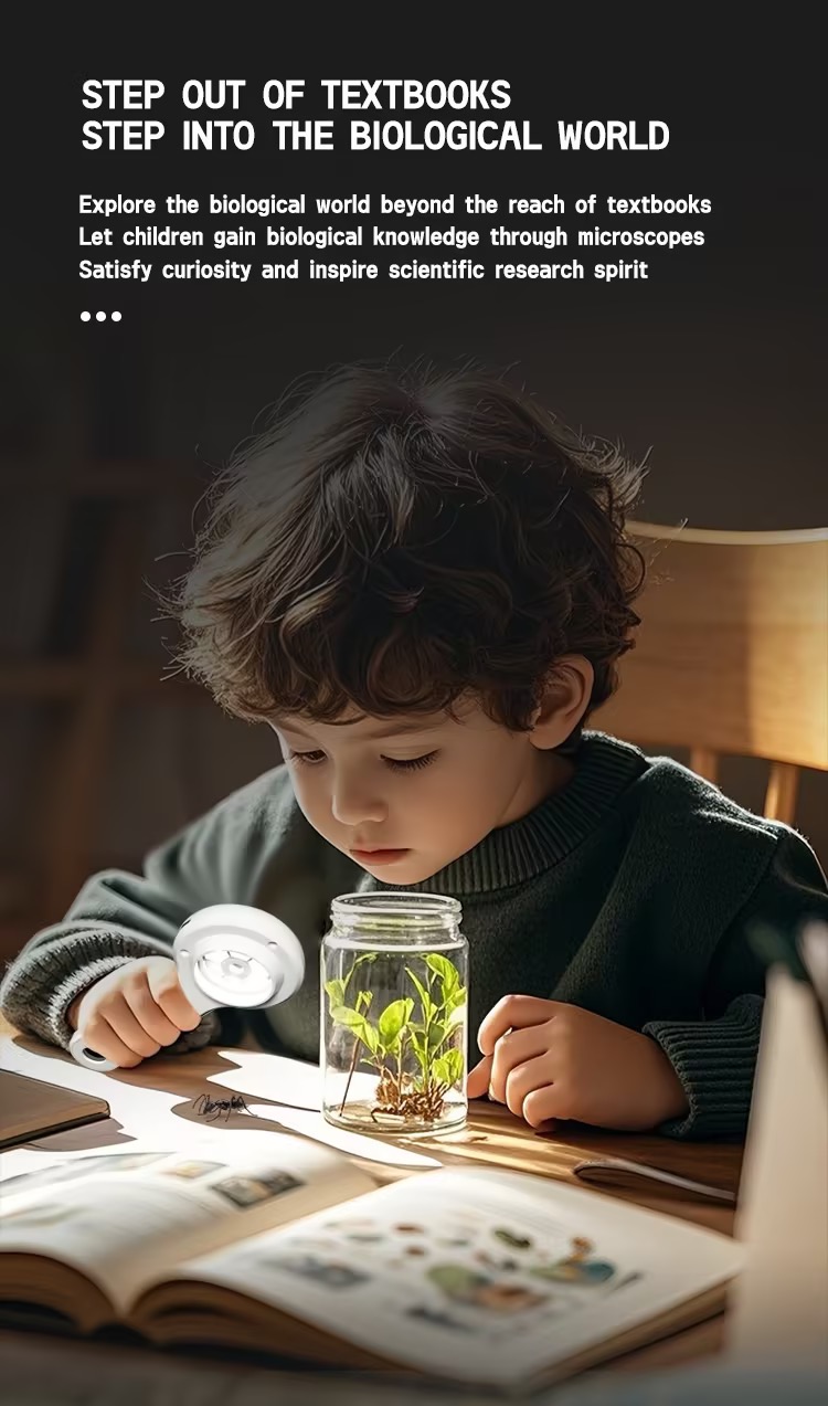 High-definition Electronic Magnifying Glass Science Experiment Toy 3