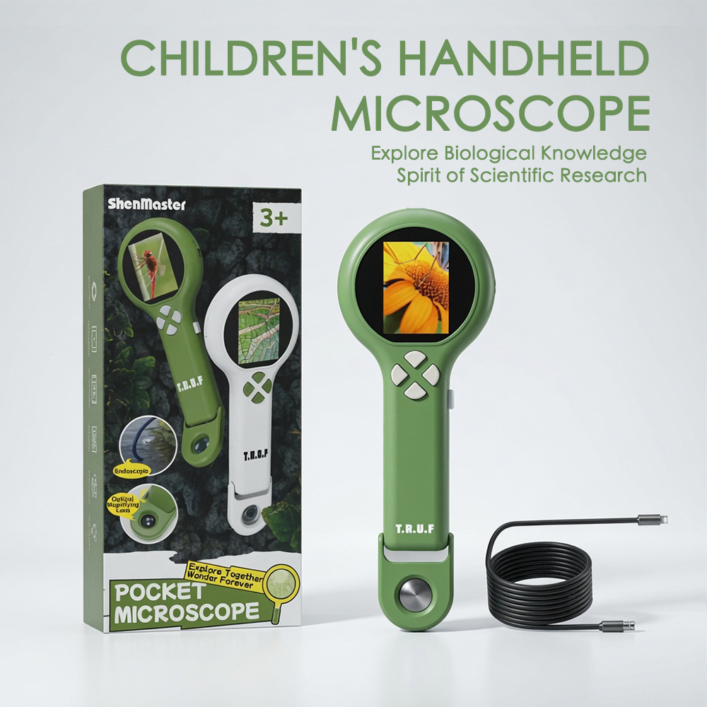 High-definition Electronic Magnifying Glass Science Experiment Toy 9