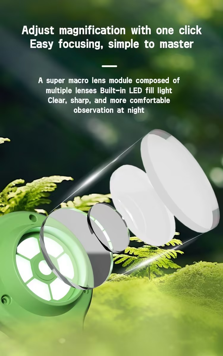 High-definition Electronic Magnifying Glass Science Experiment Toy 5