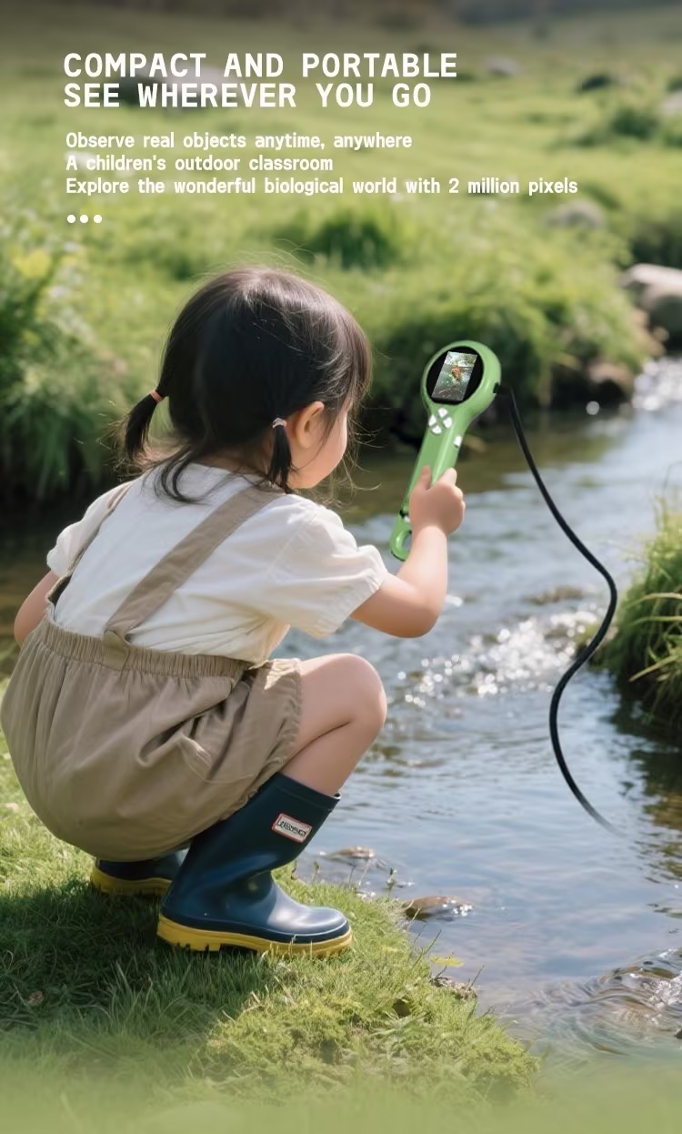 High-definition Electronic Magnifying Glass Science Experiment Toy 15