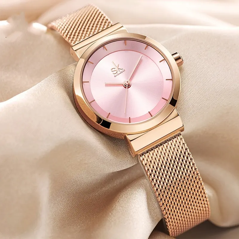 Sophisticated Quartz Watch, Minimalist And Elegant Womens