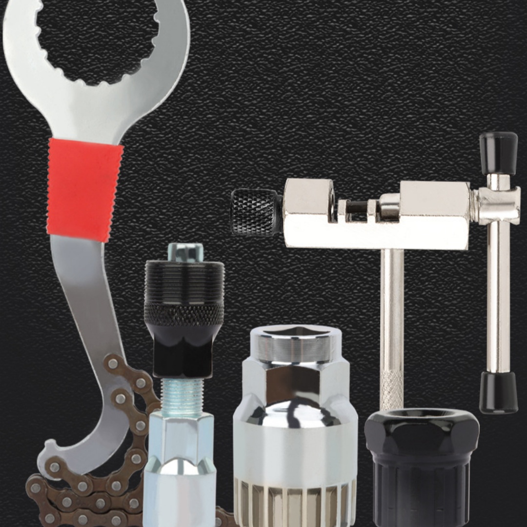 Bicycle Freewheel And Bottom Bracket Removal Wrench Repair Tool Set — foto 8