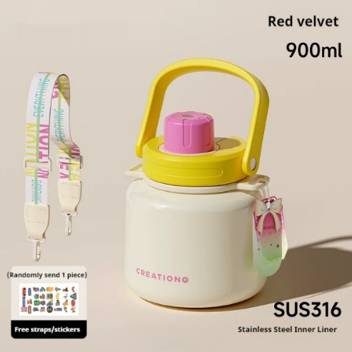 Large-capacity Thermos And Cooler Ton Cup