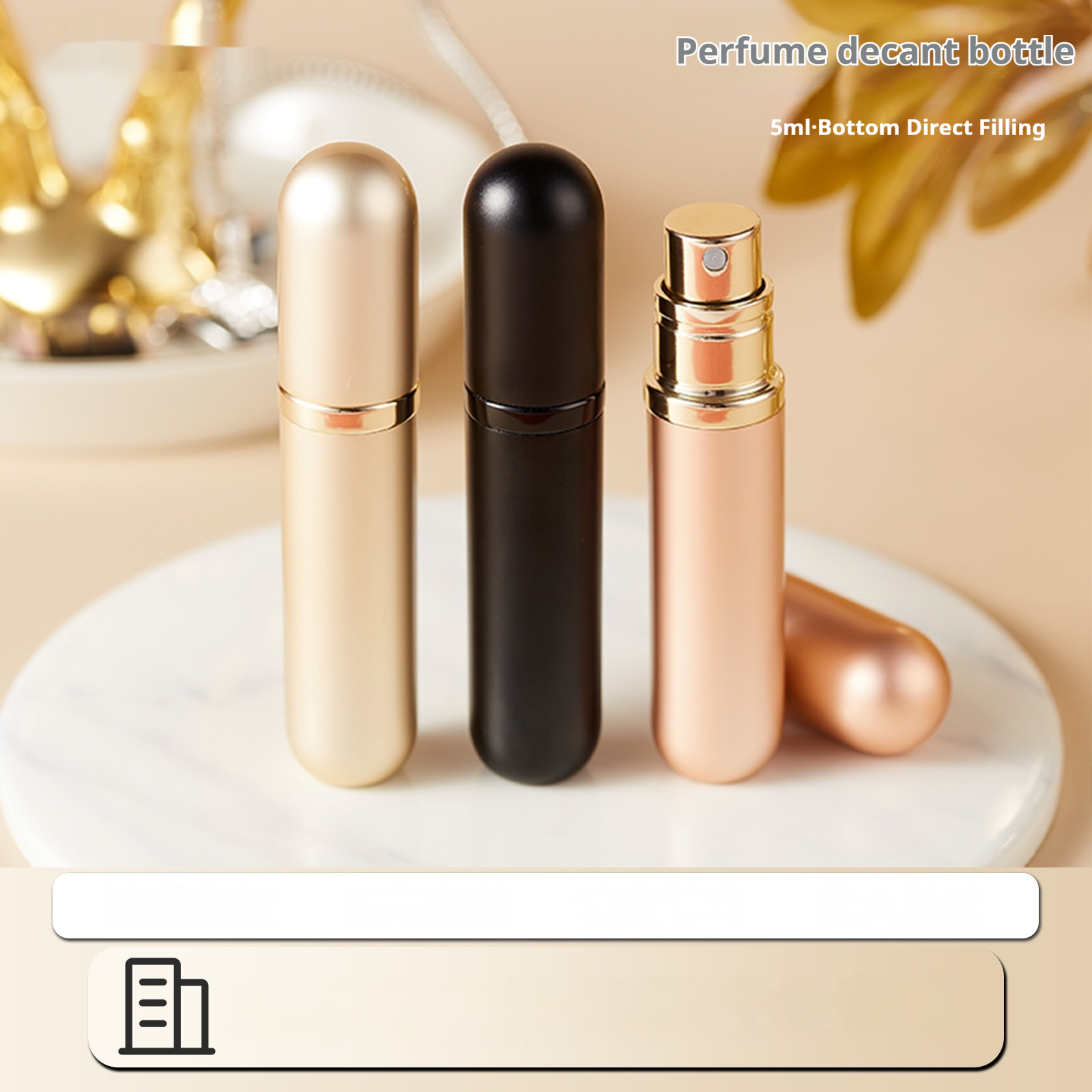 Bottom Filling Of Perfume Sample Bottles