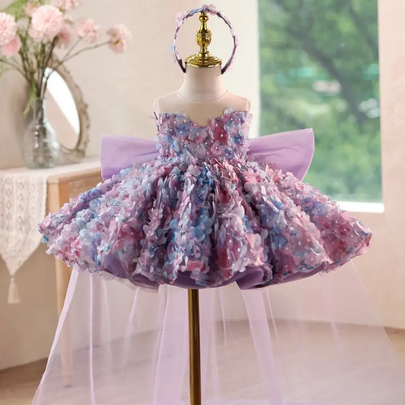 Childrens Forest-style Birthday Princess Tutu Dress High-end