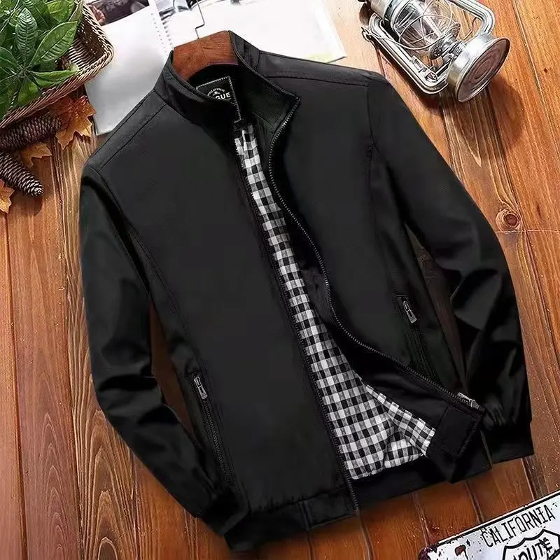 Autumn Coat Men's Trench Casual Sporty Loose-fitting
