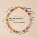 Womens Fashionable And Unique Crystal Beaded Necklace view 2