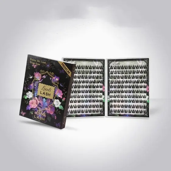 Self-adhesive Glue-free False Eyelashes 200 Clusters Segmented