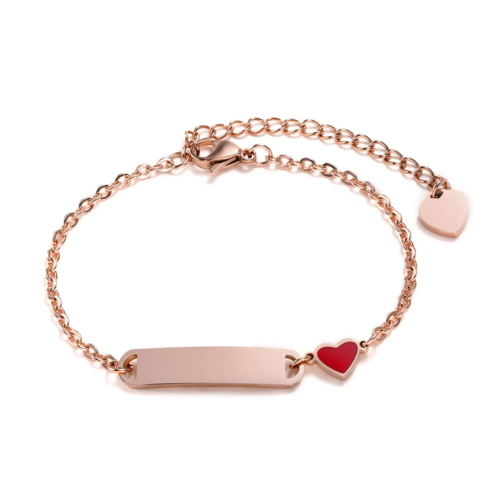 Women's Stainless Steel Bracelet Heart Titanium Steel