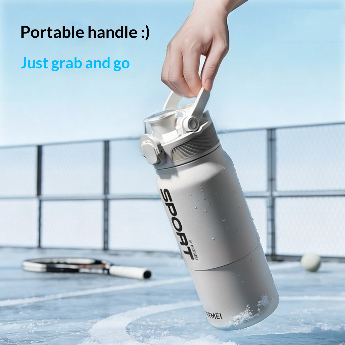 Large-capacity Thermos For Junior And Senior High School Boys