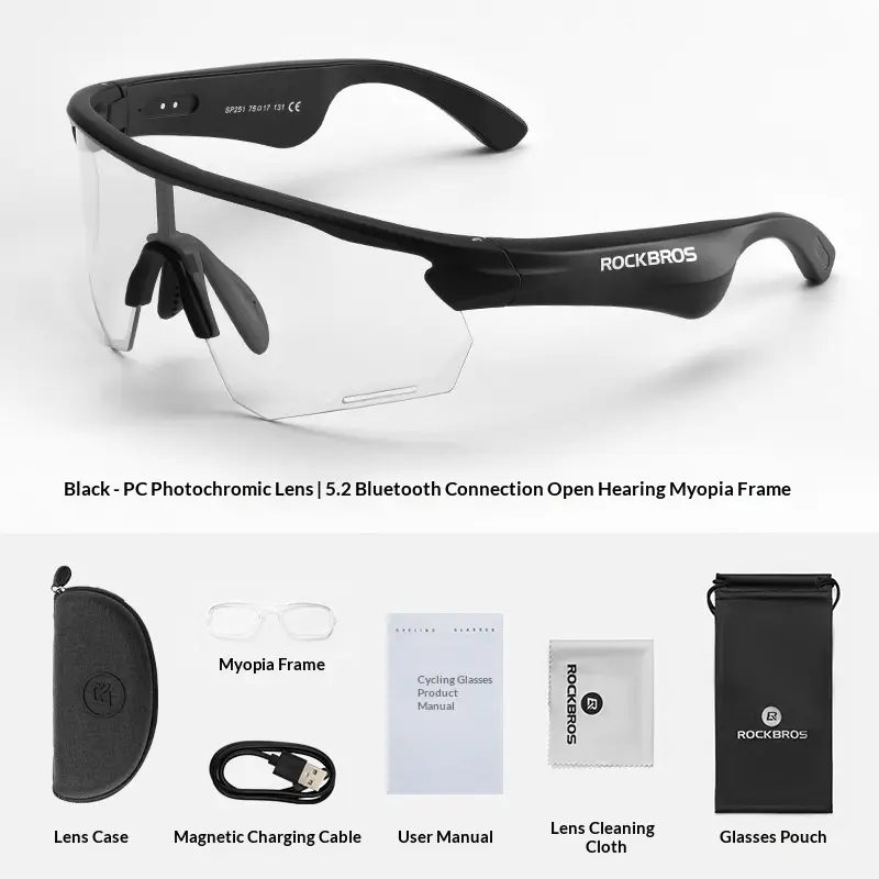 Outdoor Bluetooth Cycling Glasses For Men And Women