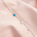 Women's Personalized Name Pendant Necklace Initial Chain Friendship Gift view 4