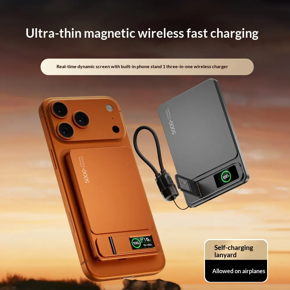 Wireless Magnetic Charging Power Bank
