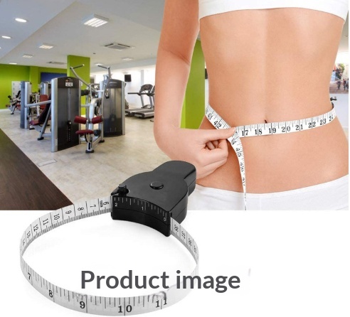 15M Dual-Unit BMI Measuring Health Ruler With Handle White Tape 4