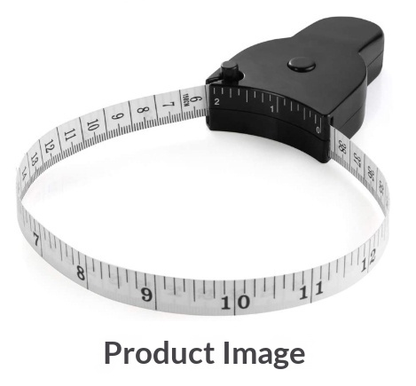 15M Dual-Unit BMI Measuring Health Ruler With Handle White Tape 2